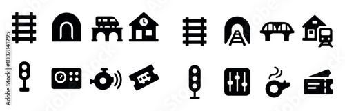 Train Icon Set