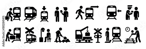 Train Activities Icons