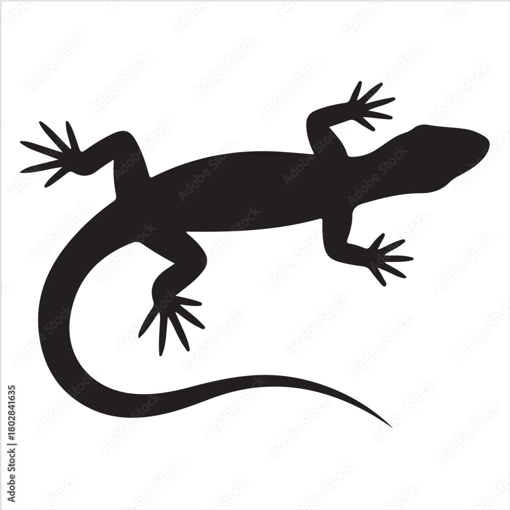 Naklejka premium Lizard Vector