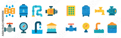 Water Desalination Icons