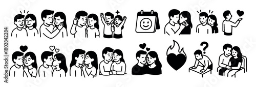 Isometric Emotion Icons