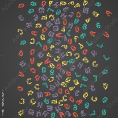 colored_ letters_school_black_board_142.eps