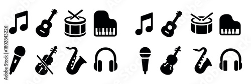 Music Instruments Icons