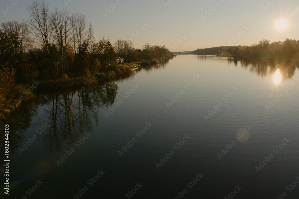 Fototapeta premium Odra River, Odra, river, transport, water, nature,