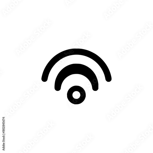 Wifi signal wireless internet connection network communication hotspot technology icon vector illustration design