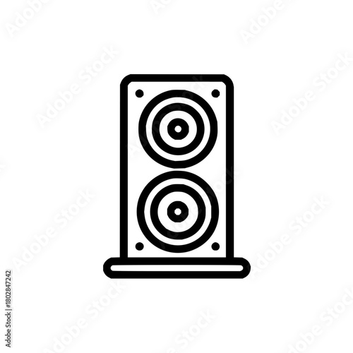 Speaker audio sound system music stereo loud bass treble woofer tweeter frequency hifi amplifier volume sound 100w