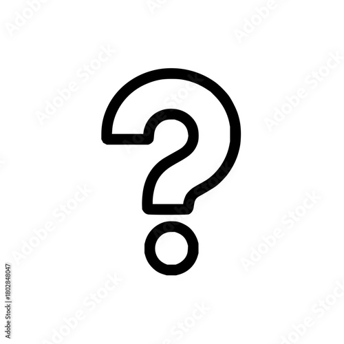 Question mark symbol icon sign graphic vector illustration asking problem doubt confusion query faq help 100