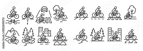 Cyclist Protection Icons