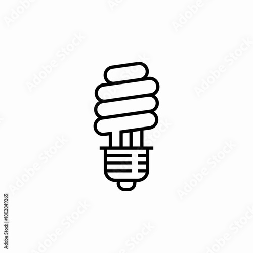 light bulb icon sign vector