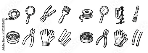 Soldering Tools Icons