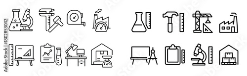 Minimalist Measuring Icons