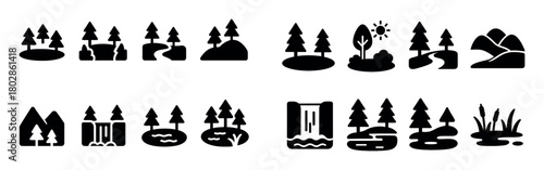 Forest Icon Grid