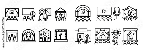 Pop Culture Venue Icons