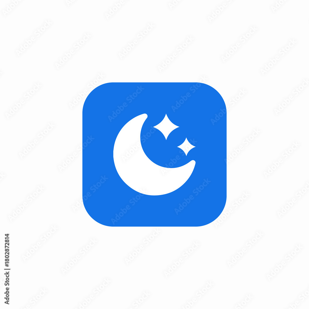 Fototapeta premium stars moon icon sign vector