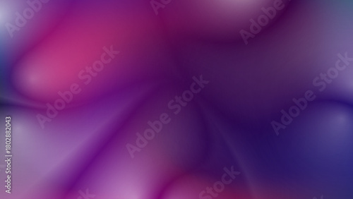 Abstract fluid liquid neon gradient background with pastel and violet hues smooth color transitions and ambient occlusion effect. Futuristic dark space modern template for design concepts. Vector illu