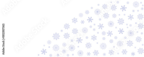 Winter background with snowflakes.Perfect for Christmas or winter holiday cards and creative designs