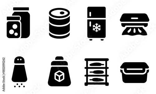 Food Preservation Icons