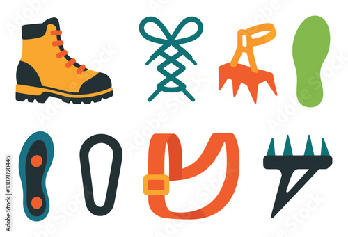 Climbing Gear Icons