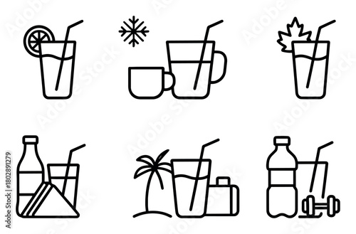 Seasonal Thirst Icons