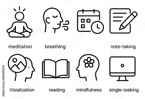 Mindful Icons Grid