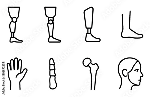 Prosthetic Icons Grid