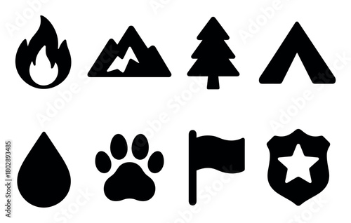 Survival Skills Icons