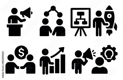 Entrepreneurship Icon Set