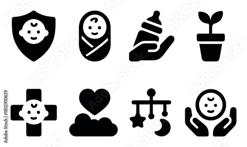 Baby Icons Grid