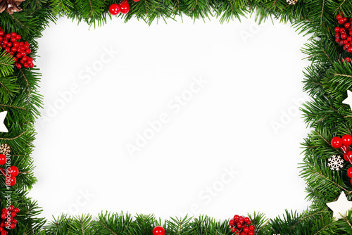 Christmas frame background close up