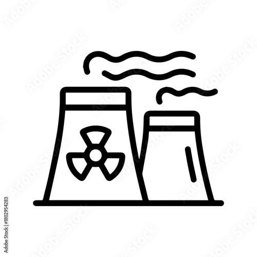 Nuclear Power Plant Icon