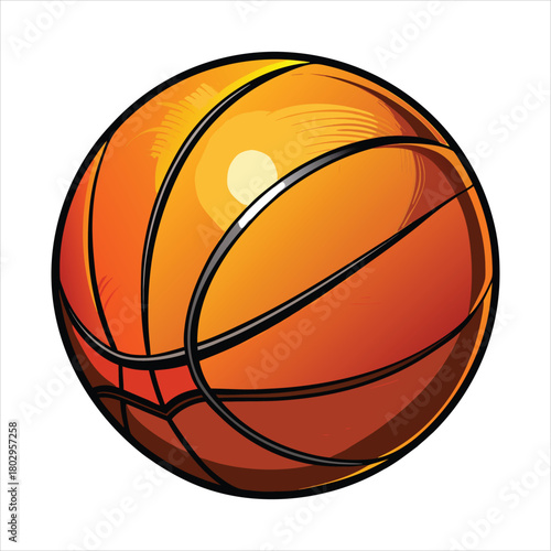 basketball ball vector