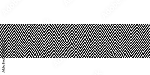 Repeating Chevron Zigzag Pattern Vector Divider Strip