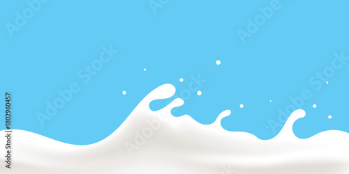 ocean waves milk water yogurt product design elements