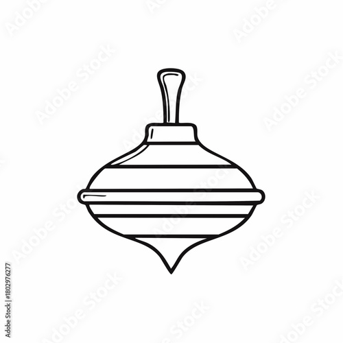 日本の伝統こまイラスト
