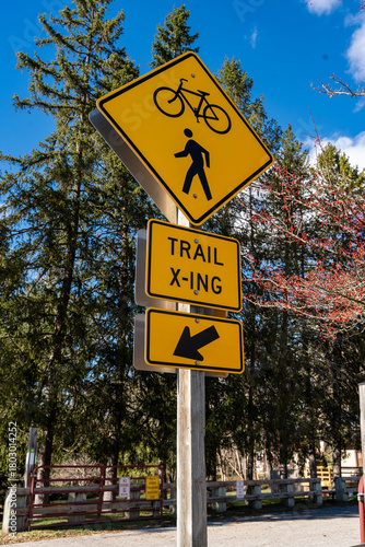 Trail Crossing Sign