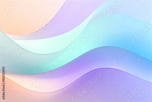Soft pastel gradient waves background with smooth flowing shapes, ideal for website headers, presentations, modern graphic design and aesthetic abstract visuals.