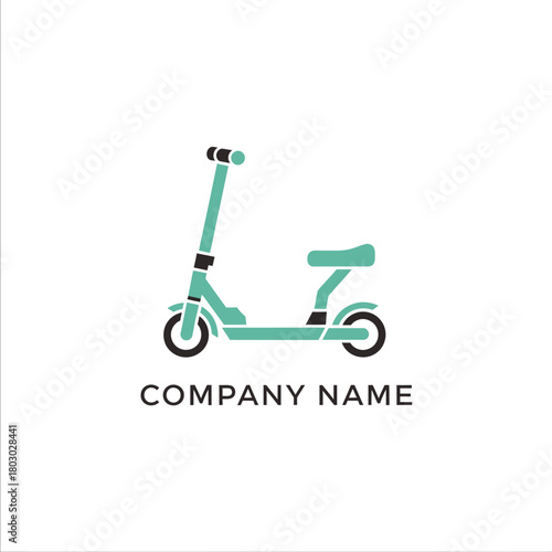 Electric Scooter Logo Design for Company Branding and Identity.