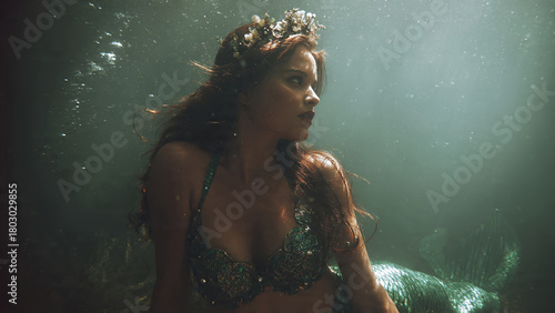 Mermaid in the water