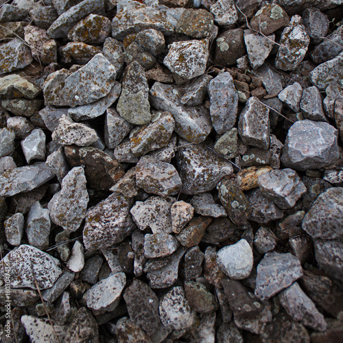 Pile of stones background, stone texture