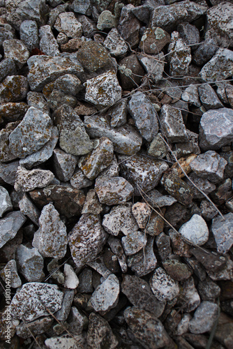 Pile of stones background, stone texture