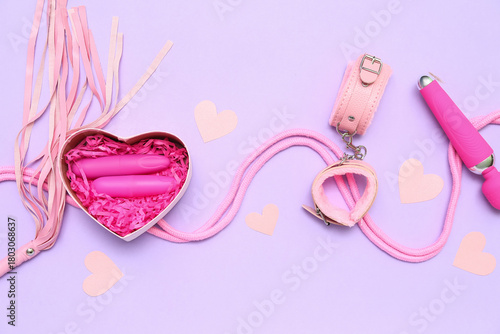Gift box with sex toys and ...