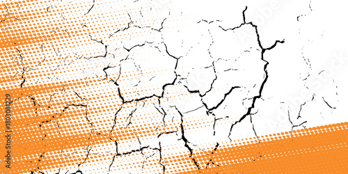 orange white brush Car sticker wrap pattern banner abstract sporty lines white orange color combination grunge brush modern pattern racing design.