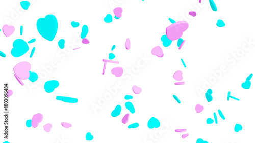 3D Heart PNG for Love & Valentine’s Day. Shiny Romantic Heart Background Transparent. Glowing Love Heart Valentine PNG Graphic
