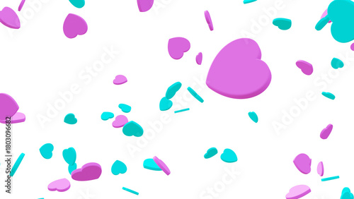 3D Heart PNG for Love & Valentine’s Day. Shiny Romantic Heart Background Transparent. Glowing Love Heart Valentine PNG Graphic