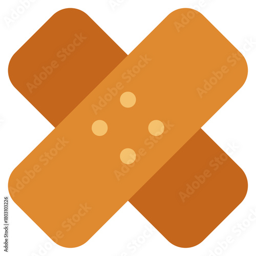 vector illustration of a bandage