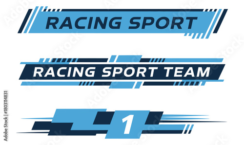 Sport Car Decal and Stripe Vector Set – Racing Stripe Designs for Vehicle Wraps, Speed Line Graphics, Motorsport Vinyl Decals, Automotive Illustration, Custom Car Decoration Elements Collection