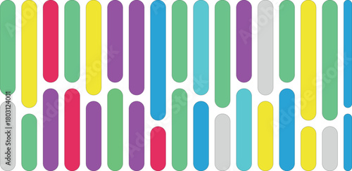 Colorful assortment of plastic bag sealing sticks in various sizes