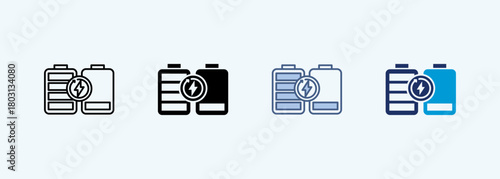 transfer energy Multiple Style Icon Collection