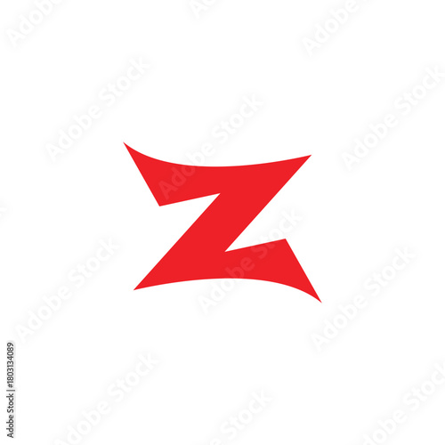 letter zn simple geometric red logo vector Free Download letter zn simple geometric red logo vector - GFXLoad
