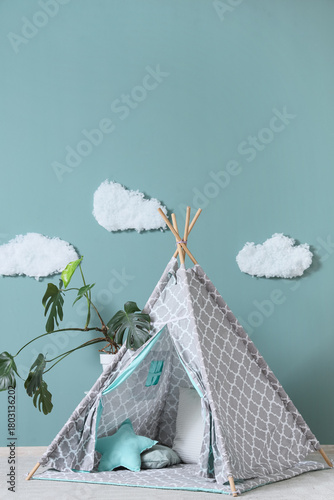 Interior of modern children...